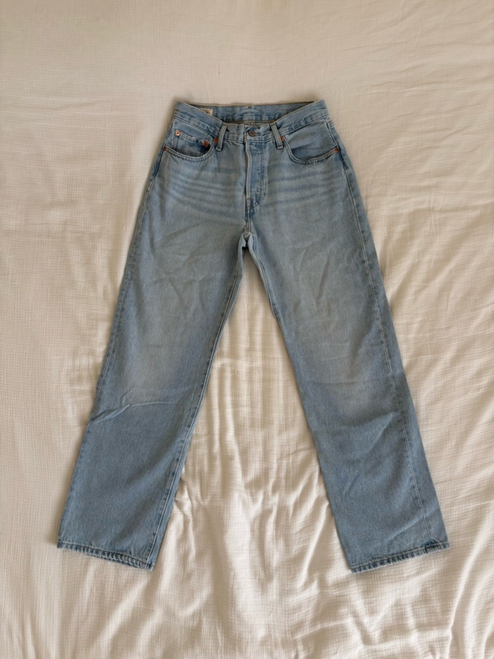 Levi's 501 Light Blue Denim Jeans